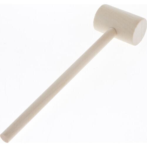 30Pieces Jewellers Leather Wooden Hammer Pounding Seafood Mallet Gavel DIY