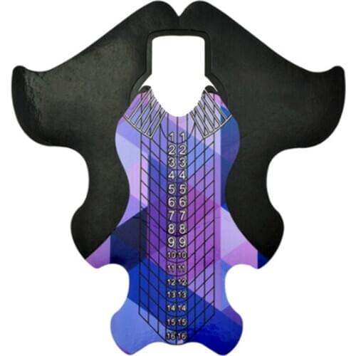 300 Pcs Self Adhesive Nail Form Stickers for Gel Acrylic Nail Tips Extension Acrylic Curve