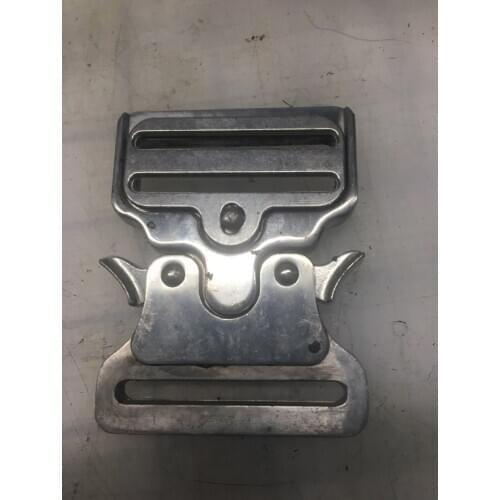 50pcs 2 inches buckles for 50mm webbing belt slightly polished Semi-finished buckle high quality