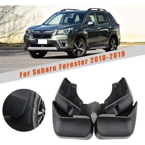 Car Mud Guards For Subaru Forester 2018 2019 Front Rear Splash Guards Over Fender Kit Car Styling Fender Accessories