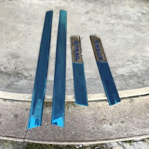 For Nissan X-Trail XTrail T32 2014-2020 Stainless Steel ABS Side Door Body Molding Strip Trim Cover Car styling