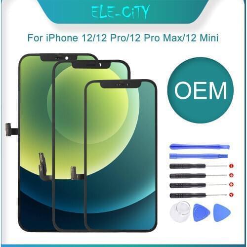 Ori Display Replacement Screen For iPhone 12 12 Pro 12 Pro Max 12 Mini LCD Screen OLED Quality Digitizer Assembly No Dead Pixel