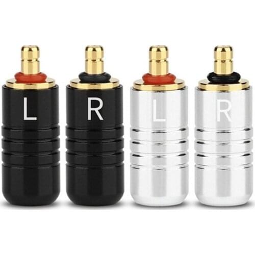 HiFi Headphone Adapter Earphone Pin Plug For UE6 Pro IPX Soldering Headset Acoustics Terminals Gold Plated Connecting Terminal