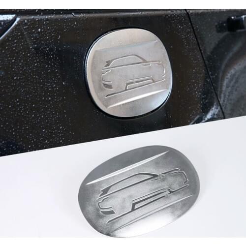 ABS Fuel Tank Cap Cover Trim Silver Car Exterior Accessories For Range Rover Velar 2017 2018 High Quality