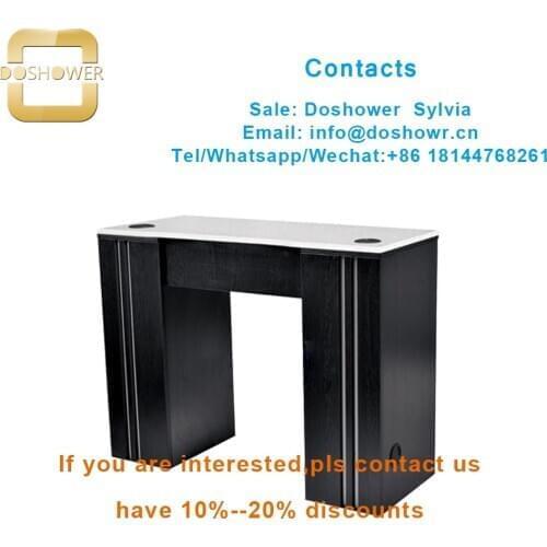 Nail table salon furniture with pedicure spa chair wholesale for salon manicure