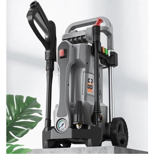 Car Washer Automatic High Pressure Washer Cleaner 220V High-Power Household Portable Small Car Washing Machine 3800W 15Mpa