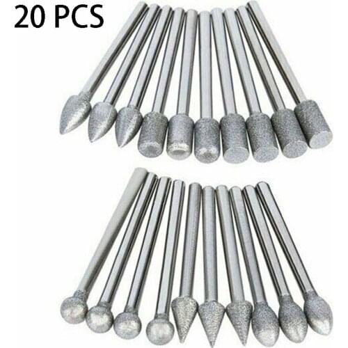 20PCS Accessories Set Grinding Wheel Head Sander Abrasive Tools Sandpaper Rust Removal Polishing Tools 120Grit