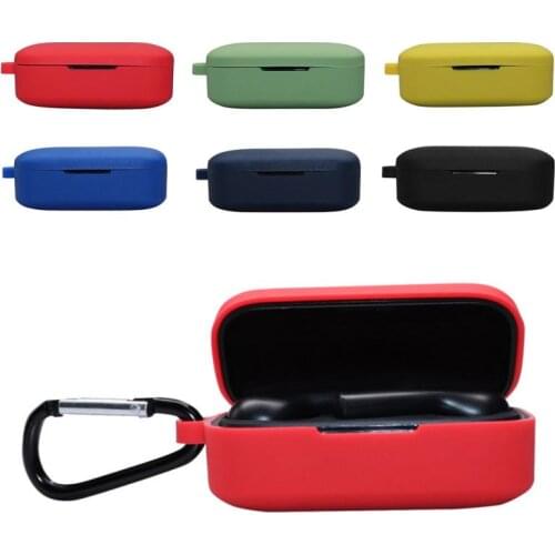 Silicone Earphone Case For QCY T5 True Wireless Earphone Shockproof Protective Bags For QCY T5 Cover Case Charging Box