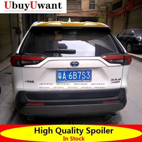 For 2020 New Toyota RAV4 New Spoiler High Quality ABS Material Car Resr Wing Lip Spoiler By Primer Color