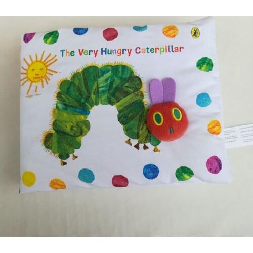 Cloth book THE VERY HUNGRY CATERPILLAR by Eric Carle Educational English picture Book toy For Baby Kids And Small Children