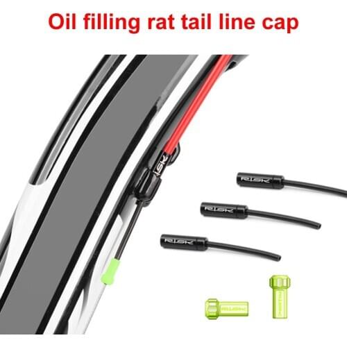 Bike Bicycle 4mm/5mm Brake Shift Cable Oiling Nosed End Cap Universal Oil Slick Lube Catheter Dustproof Plug Dust Cover