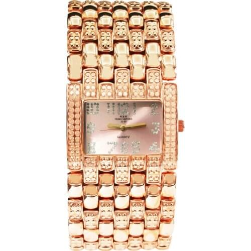 M & Ms first general store womens watch with rhinestone 743RRO