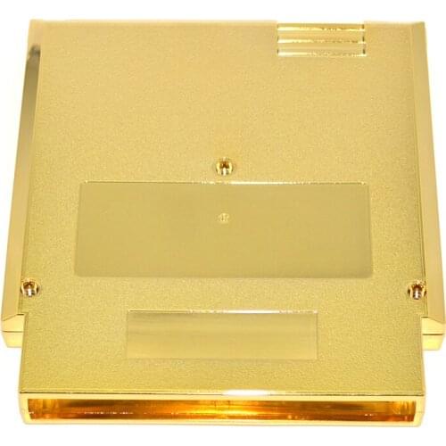 10pcs Gold plated 72 Pin Game Card Shell for N E S Cover Plastic Case for N E S Game Cartridge Replacement
