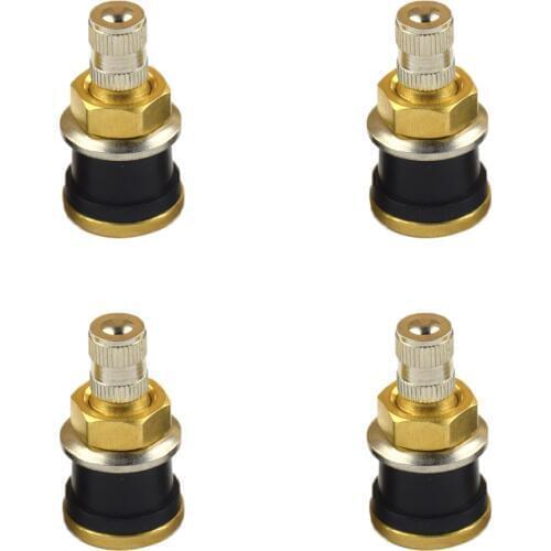 4pcs TR575 Tubeless Truck Clamp-In Valve Stem Brass Wheel Parts