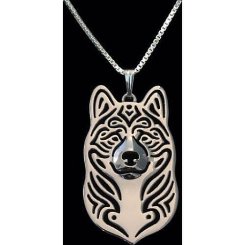 Akita (American) pendant and necklace for women gold silver plated necklace men animal jewelry