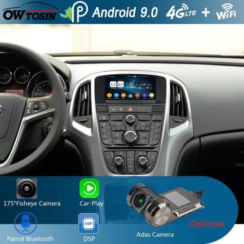 7" IPS 1024*600 8 Core 4G RAM+64G ROM Android 9.0 Car DVD Player For Opel Astra J 2010 2011 2012 2013 CarPlay Parrot BT Radio