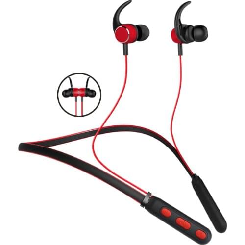 Wireless Bluetooth Bass Earbuds Neckband Auto Pairing Hand Free Bluthooth Ear Phone Earphone for Sports