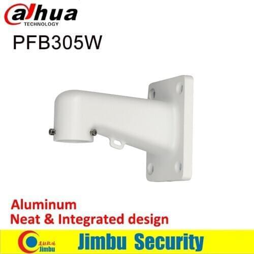 Dahua IP camera Aluminum Wall Mount Bracket PFB305W Safety rope hook attached, secure and reliable Neat & Integrated design