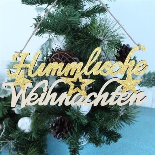 Merry christmas wooden decoration sign word letter large wooden craft alphabet letters christmas home decoration