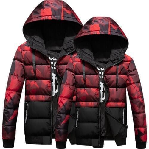 Double-sided Cotton-padded Jacket for Mens Tide Students New Down Cotton-padded Jacket Short Padded Loose Cotton-padded Jacket