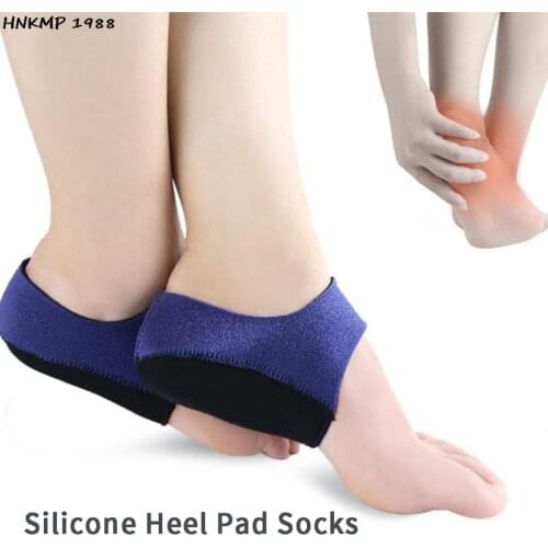 Gel Heel Pad Pain Relief For Plantar Fasciitis Sock Worn In Shoes Thin Heel Spur Foot Skin Care Protectors Heel Sleeves