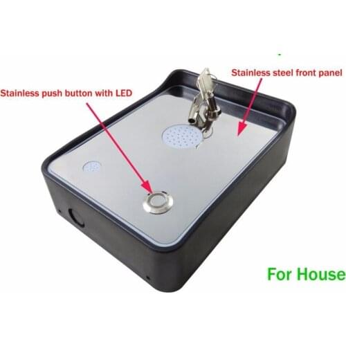 GSM House for gate opener access controller and two alarm input for home safety security alarm DC12V Version