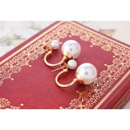 Korean Hotslae That Winter, The Wind Blows Teleplay Fashion Jewelry Wholesale Pearl Stud Earrings For Women Sweet Elegant
