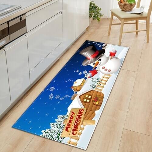 Mat For Kitchen Doormat Entrance Bath Mat Home Christmas Decorations Bedroom Carpet Tatami Hallway Balcony Anti-Slip Floor Rug