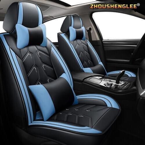 ZHOUSHENGLEE Leather car seat covers for lada 2107 2114 granta vesta priora kalian largus xray niva auto seat cover Car seat pro