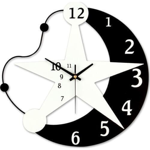 Creative Sticker Wall Clock Modern Wood Kids Best Selling 2018 Products Wall Clock Modern Design Horloge Loft Decor Home 50Q096
