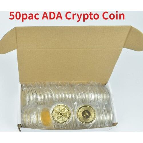 Hot 50pcs Cardano coin Gold silver Plated Metal Shipping from russia For Collection romania Coins USA Regulations FLC Wholesale
