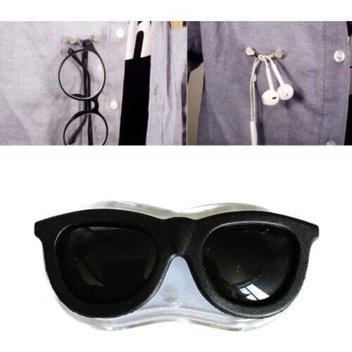 Magnetic Eyeglass Holder Sunglass Glasses Reader Rest Hook Sunglasses Clip Hang Buckle Eye Protection Accessory