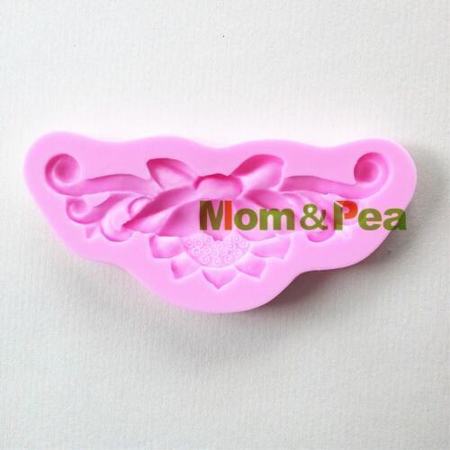 Mom&Pea 0882 Free Shipping Floral Shaped Silicone Mold Cake Decoration Fondant Cake 3D Mold Food Grade