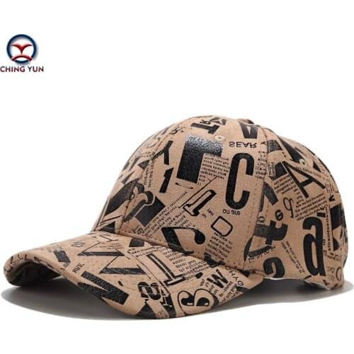 New Baseball cap graffiti-letters Baseball hat Cotton retro leisure all-match unisex spring and summer Outdoor sunprotection Cap