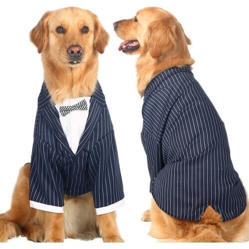 Pet Clothes Big Dog Clothes For Large Dogs Wedding Party Dog Clothing Suit Dress Coat Jacket Sweater Pet Costume For Dogs