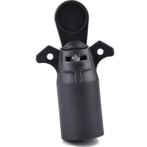 12V 7-Way Round Trailer Plug Tester Round Wiring Tow Caravan Truck Boat