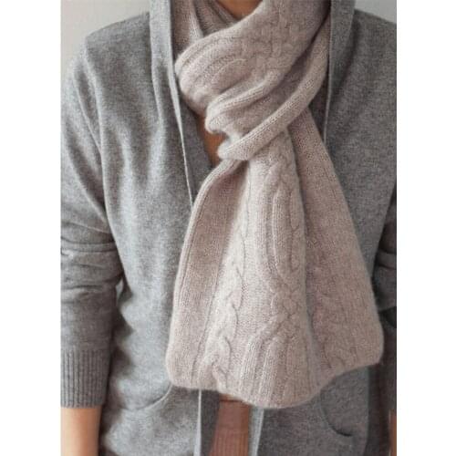 New Cashmere Scarf Womens Knit Cashmere Bib Warm Thicken Collar Child Adult Couple Scarf Universal