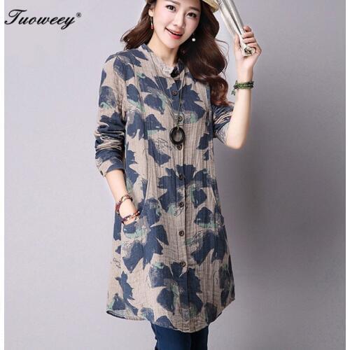 Tuoweey Women's Cotton Shirts