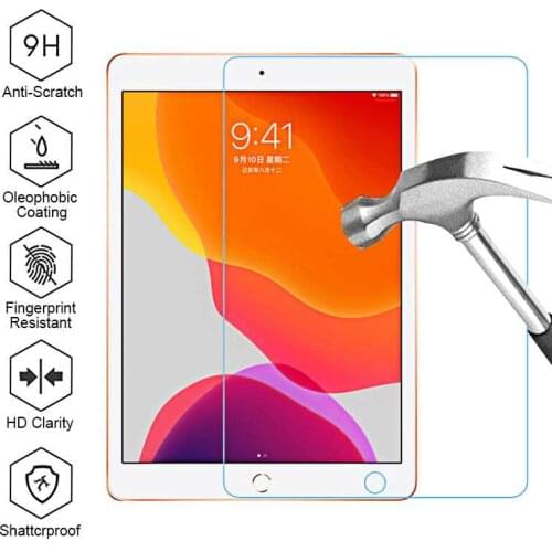 Tempered Glass Screen Protector For iPad 10.2 2020 8 8th Generation 2019 7 7th 4 3 2 Air Tablet Glass