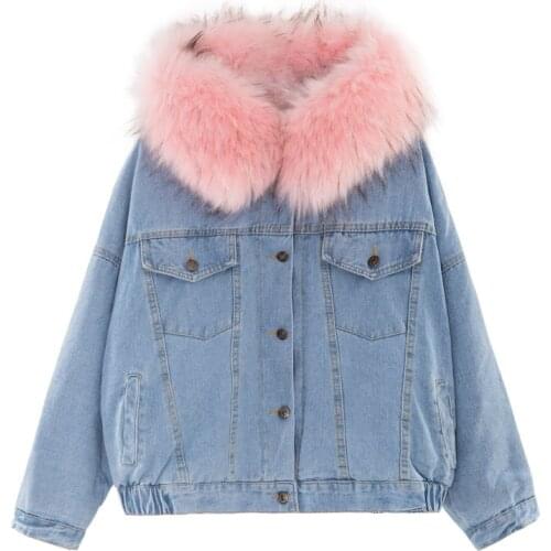 Bella philosophy Winter Women Denim hooded Coat streetwear Lady fashion casual Jackets Parka female single breasted outwear