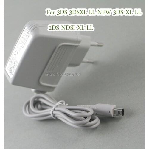 1pc EU Charger AC Adapter for Nintendo 3DS 3DSXL LL NEW 3DS XL LL 2DS NDSI XL LL Charger Euro Regulation Original Original Shape