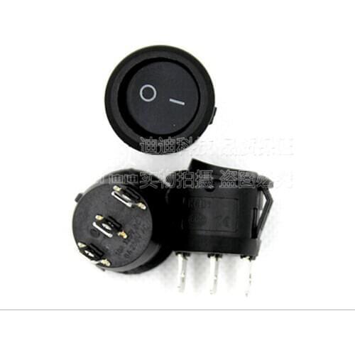 10pcs On/Off Black LED Lighted Round Rocker Switch Car Dash Dashboard BoatTruck RV Boat ATV Home