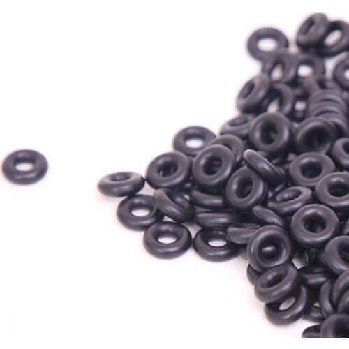 40pcs 2.65mm Wire diameter black Nitrile Butadiene Rubber NBR ring waterproof insulation rubber band 7.6mm-9.5mm Outer diameter