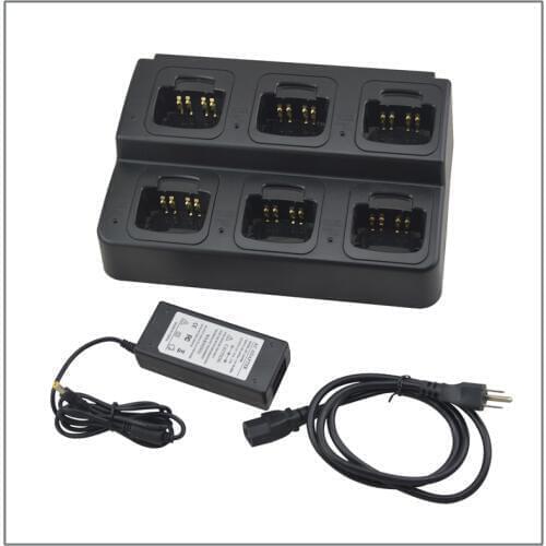 6 Way Rapid Charger Six way Multi-charger Universal Rapid for Motorola HT750,HT1250,GP328,GP340,GP380(For Li-ion and Ni-MH both)