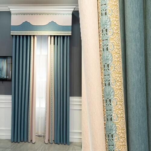 American luxury blackout curtains are used for bedroom kitchen hotel curtains living room curtains high quality and guaranteed