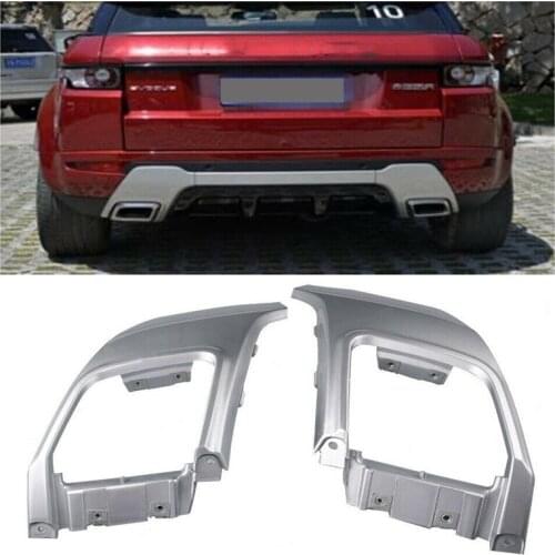 Car Rear Bumper Tail Exhaust Cover Trim for Land Rover Range Rover Evoque Dynamic L+R Set LR028087 LR028089
