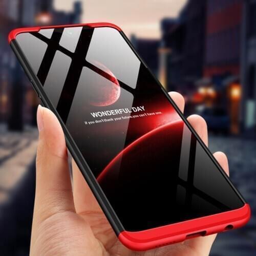 For Galaxy A10 SM-A105 Case 360 Degree Full Protection Hard Matte Cover Cases For Samsung Galaxy A10S SM-A107F/DS Couqe Fundas
