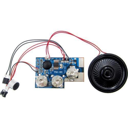 5SET YSJ-R3 20s 20secs Voice Recorder Chip Sound Recording Module Talking Music Audio Recordable greeting card with battery kit