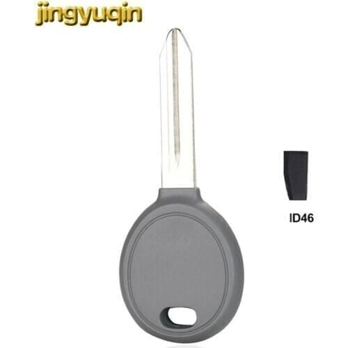 Jingyuqin 10X Remote Key Shell ID46 Chip For Dodge Sebring Magnum Durango Jeep Chrysler 300 Voyager 2007 Pacifica Town & Country