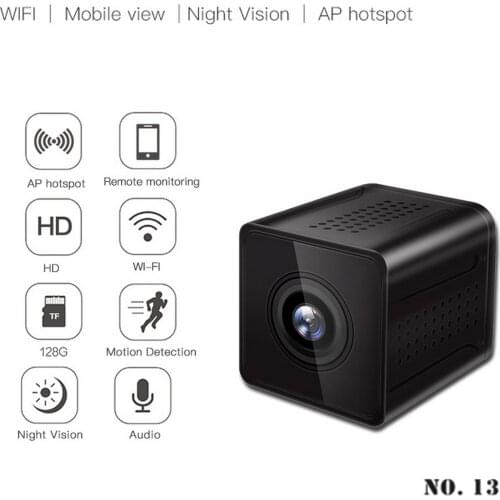 1080P HD Security Surveillance Camera Home Indoor Network Remote WiFi Wireless Battery Mini Camera WI-FI 802.11B/G/N